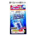 【ポイント10倍キャンペーン当店バナーよりエントリー必須】【選べる2・4・6個セット】洗浄力 シュワッと洗たく槽クリーナー 3回分 除菌 消臭