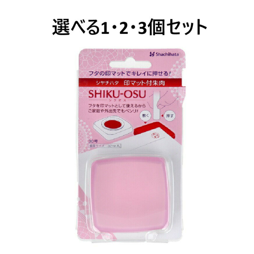 【ポイント10倍キャンペーン当店バナーよりエントリー必須】【選べる1・2・3個セット】印マット付き朱..