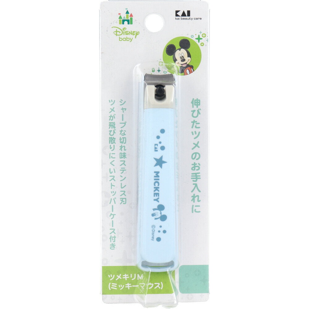 【ポイント10倍キャンペーン当店バナーよりエントリー必須】貝印 ツメキリM ミッキーマウス KK-1483