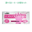 【ポイント10倍キャンペーン当店バナーよりエントリー必須】【選べる3・5・10個セット】No.3051 食品加工用 エブケアエンボス絞り半透明 SSサイズ 袋入 100枚入