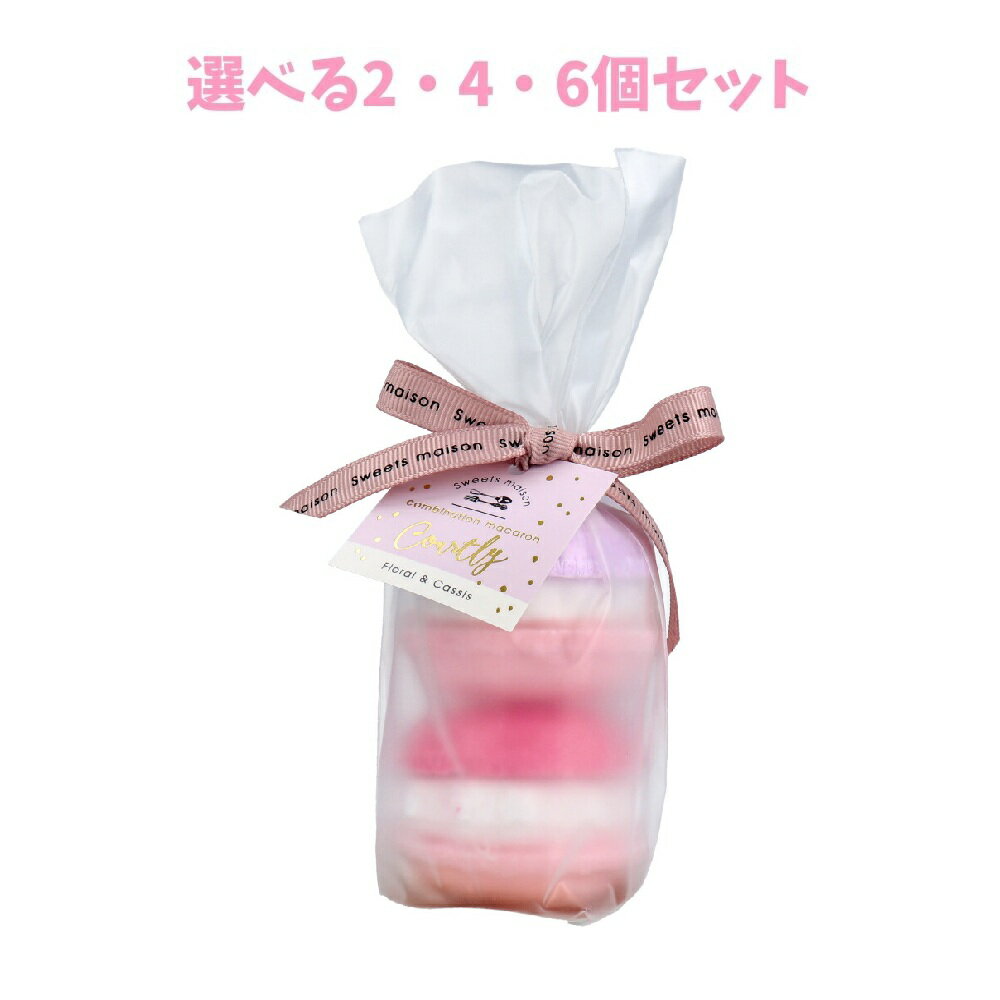 【ポイント10倍キャンペーン当店バナーよりエントリー必須】【選べる2・4・6個セット】スウィーツメゾン コンビネーションマカロンフィズ 2pcs コートゥリー ...