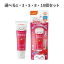 【ポイント10倍キャンペーン当店バナーよりエントリー必須】【選べる1~10個セット】コンビ テテオ 歯みがきサポート新習慣ジェル ストロベリー味 ハミガキ練習 むし歯予防の