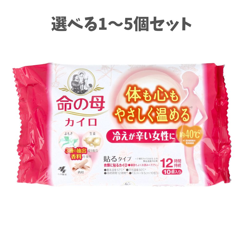 【ポイント10倍キャンペーン当店バナーよりエントリー必須】【選べる1～5個セット】命の母カイロ 貼る..