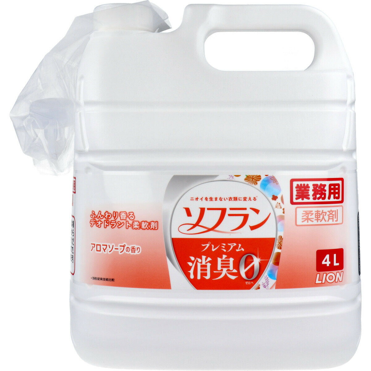 アロマソープ 【ポイント10倍！バナーよりエントリー必須23日20:00～27日1:59】業務用 ソフラン プレミアム消臭 柔軟剤 アロマソープの香り 4L◇沖縄県・一部離島への発送は別途送料がかかります