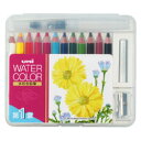 【11月25日24H限定★エントリーで全商品P10倍!】uni 三菱鉛筆 水彩色鉛筆 ユニ・ウォーターカラー ぬり絵用コンパクトセット 第1章 12色UWCNC...