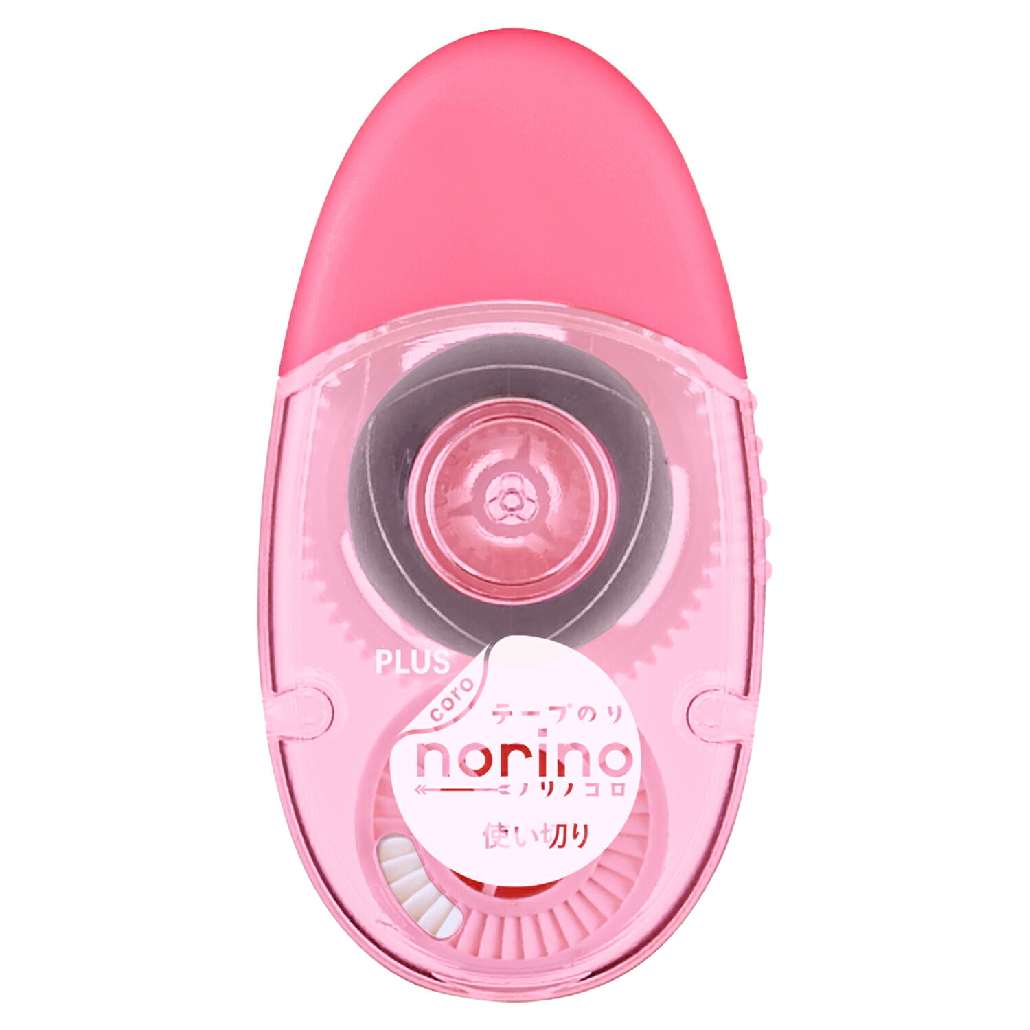 Rakuten - プラス(PLUS) テープのり ノリノコロ 強力に貼れる 6mm幅×12m ピンク 1個入 54-057　TG-1512