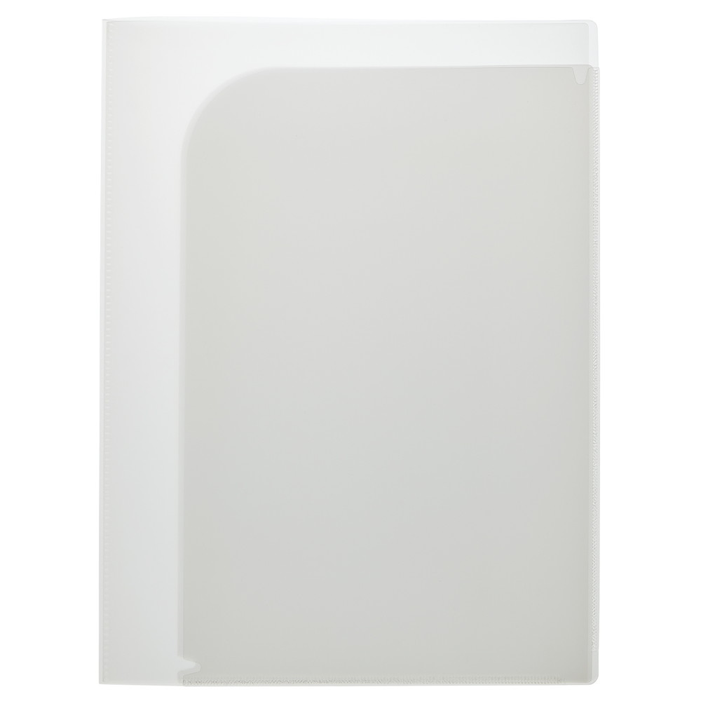 【最大2,000円オフCOUPON 1月1日-6日9時59分まで】プラス (PLUS) クリアホルダー 通知表ホルダー 6ポケット 見開き収容可 クリア FL-200SF 79-826