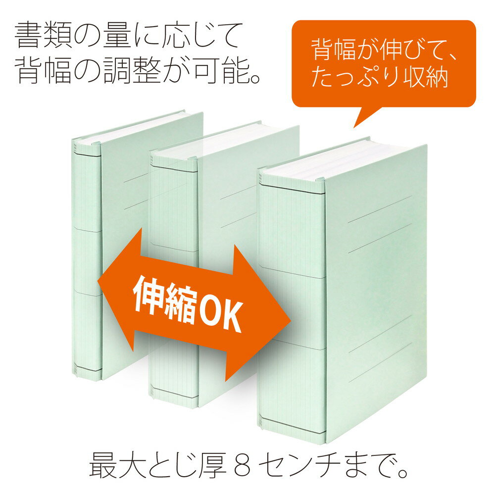 【4月4日20時-10日1時59分までエントリーで2点購入P5倍・3点以上でP10倍】プラス (PLUS) 背幅伸縮フラットファイル セノバス エコノミー つづりひもタイプ 10冊 A4-S ブルー FL-021SH 88-435 ×10