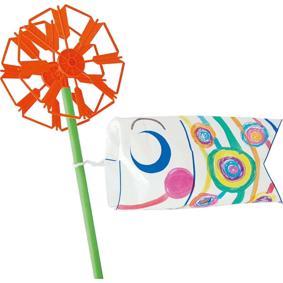 【11月25日24H限定★エントリーで全商品P10倍!】Artec(アーテック) こいのぼり やぐるまセット #2496