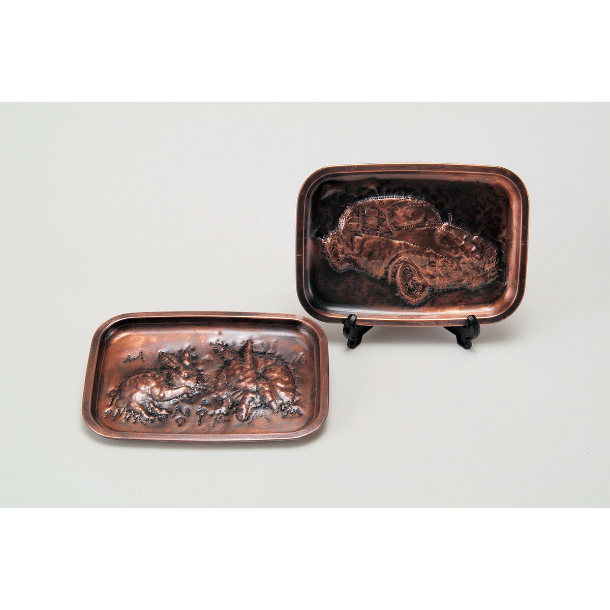 【11月25日24H限定★エントリーで全商品P10倍!】Artec(アーテック) 銅板トレー(タガネ、竹付) #35112