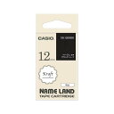 カシオ CASIO ネームランドクラフトテープ12ミリ幅 XR-12KRBK ラベルライター 整理 収納 NAMELAND 純正(2)