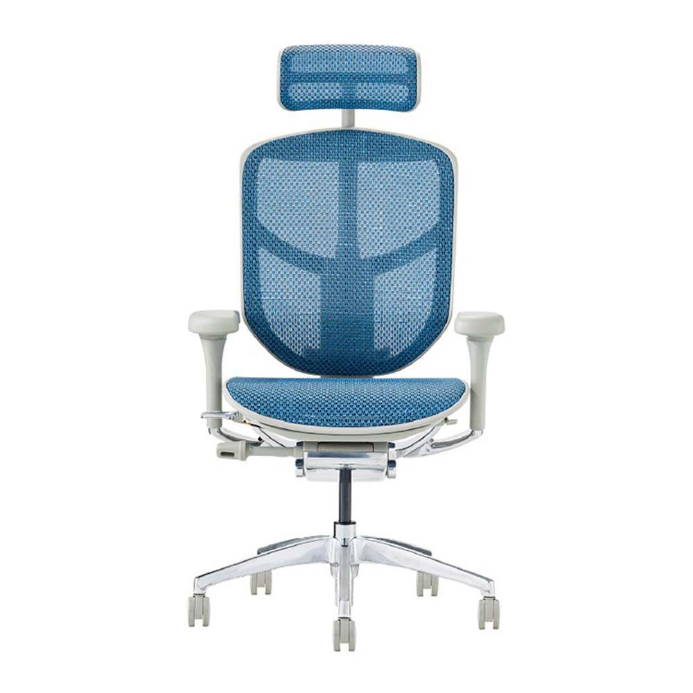 関家具 エルゴヒューマン エンジョイ2 ハイタイプ グレーフレーム EJ2-HAM-GF-BL ブルー