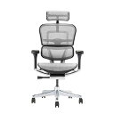 関家具 エルゴヒューマン プロ2 ハイタイプ ブラックフレーム EHP2-HAM-DR-BF-WH ホワイト
