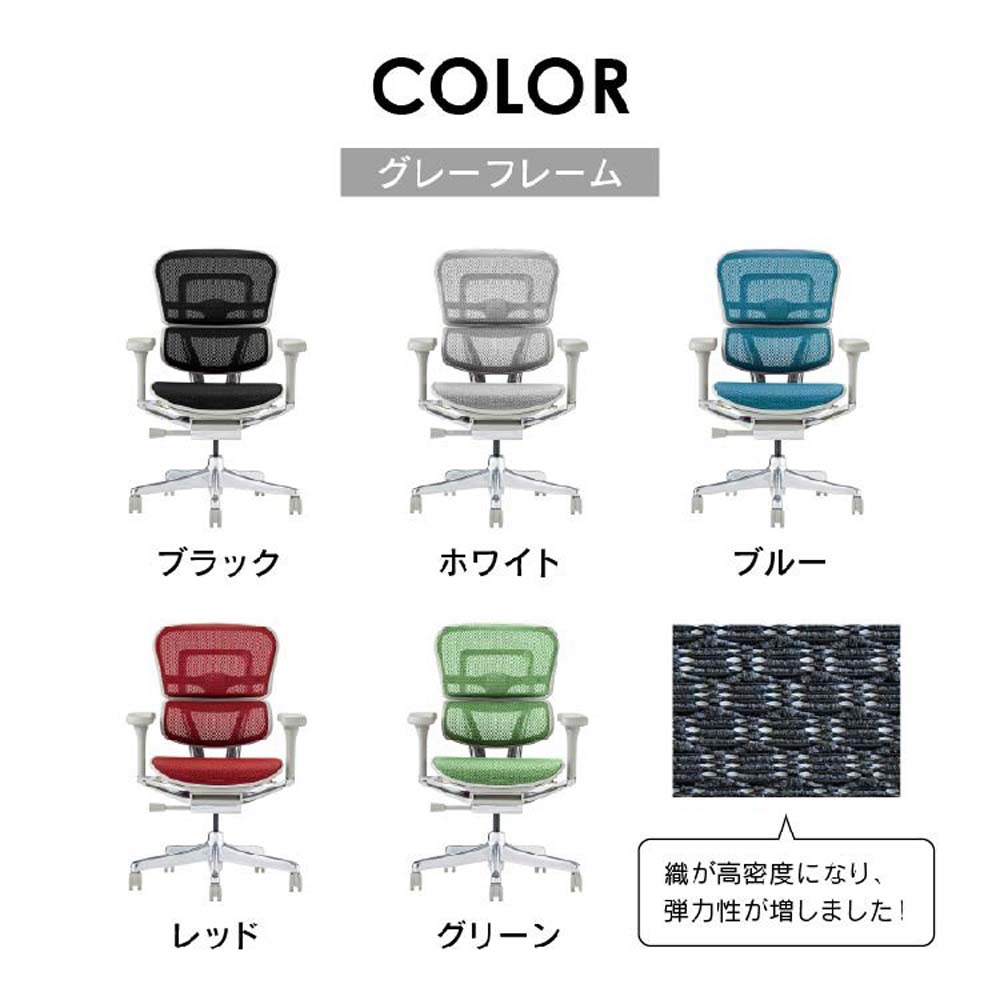 【4月4日20時-10日1時59分までエントリーで2点購入P5倍・3点以上でP10倍】関家具 エルゴヒューマン プロ2 ロータイプ グレーフレーム EHP2-LAM-DR-GF-BL ブルー [2]