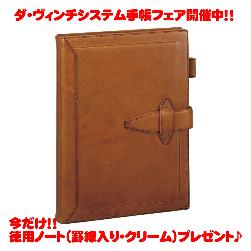 ダ・ヴィンチ 手帳 【5月23日20時-27日1時59分までエントリーで2点購入P5倍・3点以上でP10倍】【ラッピング無料】 レイメイ藤井 Raymay ダ・ヴィンチグランデ ロロマクラシック ダヴィンチ ブラウン A5 サイズ システム手帳 リング20mm DSA3010C