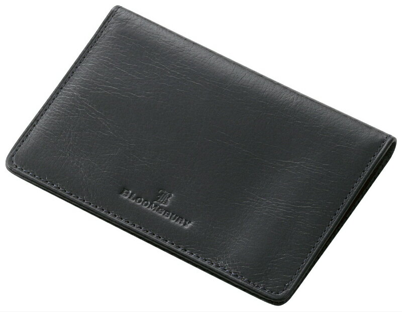 【11月25日24H限定★エントリーで全商品P10倍！】レイメイ藤井(Raymay) ブルームズベリー パス入（2つ折り） ブラック NP8002B 2面パス入 内側ポケット付