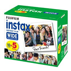 注意商品のパッケージは予告なく変更する場合がございますのでご了承下さい。 instax ワイド用フィルムインスタントカラーフィルム instax WIDE　5パック◆商品仕様商品名インスタントカラーフィルム instax WIDE　5パック　（10枚入り×5）フィルムサイズ86×108mm画面サイズ62×99mmISO感度ISO800JANコード4547410173789メーカー品番INSTAX WIDE WW 5◆関連商品&nbsp;チェキ　ワイドフィルム　INSTAX WIDE 1パックチェキ　ワイドフィルム　INSTAX WIDE 2パック“チェキWIDE” instax WIDE 210“チェキWIDE” instax WIDE 300　