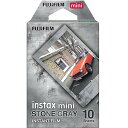 FUJIFILM 富士フィルム チェキ用miniフィルム ストーングレー 10枚入り 16754043