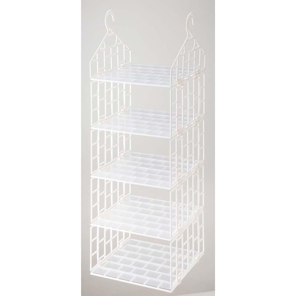 ヒメプラ himepla MISM ミズム ミズムジャパン 吊り下げラック レギュラー5段 HR−R5 収納用品 吊り下げラック ハンガー パイプハンガー パイプハンガー収納 小物収納 衣類収納 ウォークインクローゼット クローゼット収納 クローゼット 新生活 衣替え スリム収納