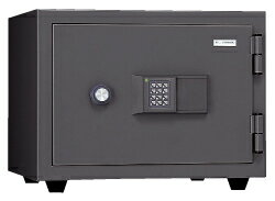 日本アイ・エス・ケイ HOME SAFE＜家庭用耐火金庫＞ プッシュボタン式耐火金庫 アラーム付 KMX-20EA 2時間耐火・急加熱/衝撃落下併用性能試験合格 地震 災害 防災