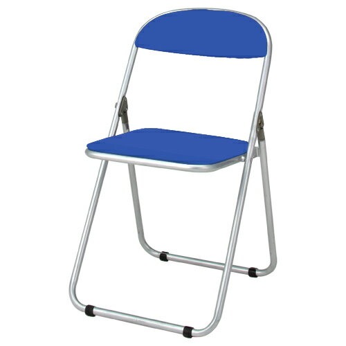 【11月25日24H限定★エントリーで全商品P10倍！】ジョインテックス 折畳イス FO-19C ブルー クロームメ..