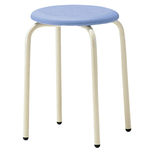 【11月25日24H限定★エントリーで全商品P10倍！】ホウトク 丸イス RS-42P ブルー SH420 BL 380672