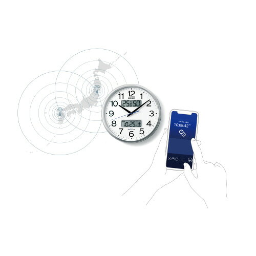 セイコー(SEIKO) ハイブリッド電波時計 ZS251S 754655 [2]