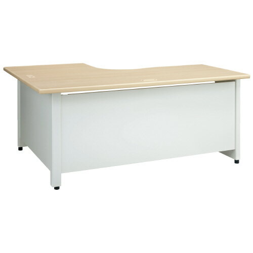 【7月20日24H限定★エントリーで全商品P10倍!】プラス L型平机 RJ-1612L-R WM ホワイトメープル 768379