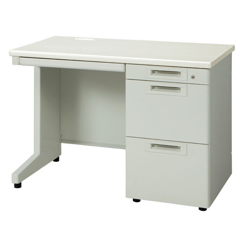 乐天商城 - プラス 片袖机 RJ-106A-3 LGY エルグレー 引出A 829897