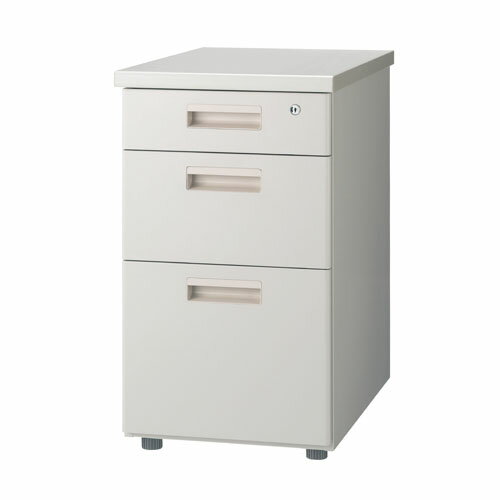 【1月9日20時〜16日1時59分まで全品ポイント2倍】FIRST−G 脇机3段 GT-463WTR WG ホワイトグレー 838316