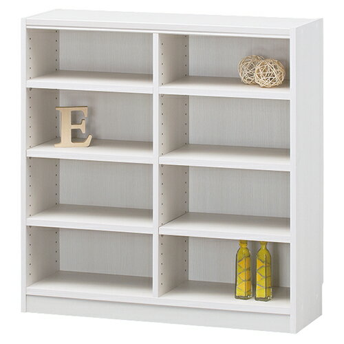 白井産業 木製棚タナリオ TNL-9087 ホワイト 869037