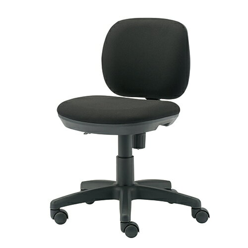 【最大2,000円オフCOUPON 7月1日-6日9時59分まで】プラス 事務イス KC-JF60SL BK ブラック 布張り 889259