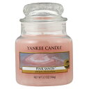 【5/1(水)-5/6(月)9:59迄！FLASH★COUPON 最大2,000円オフ】YANKEE CANDLE ジャーS ピンクサンド カメヤマキャンドルハウス YK00305147