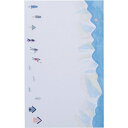 【最大2,000円オフCOUPON 11月1日-6日9時59分まで】キングジム<KING JIM>便箋ふせん Lサイズ 002 ヤマ 3080-002 HITOTOKI(ヒトトキ) 5冊セット