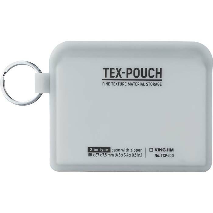 【11月25日24H限定★エントリーで全商品P10倍！】キングジム KINGJIM TEX−POUCH SLIM グレー TXP400クレ..