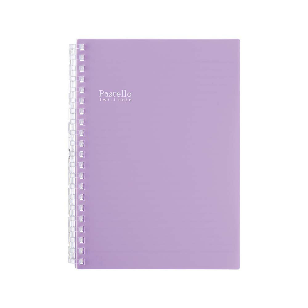 Pastello ツイストノート B6 パープル N1969-10