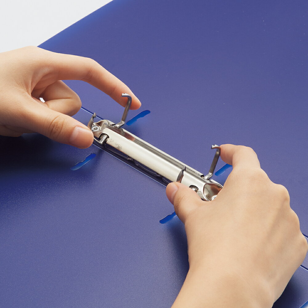 LIHIT LAB (リヒトラブ) CUBE FIZZ リングファイル＜ツイストリング スリム＞ パープル F7005-10 3