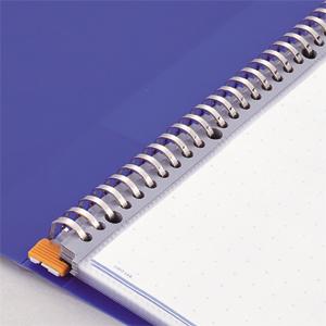 【4月4日20時-10日1時59分までエントリーで2点購入P5倍・3点以上でP10倍】LIHIT LAB.＜リヒトラブ＞クリヤーブック・ルポワイド B5S 30P 青 N4612-8