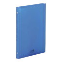 LIHIT LAB.<リヒトラブ> AQUA DROPs<アクア ドロップス> クリヤーブック<ポケット交換タイプ> A4サイズ・S型(タテ型) 30穴 青 N5010-8(N-5010-8)