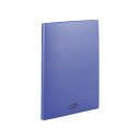 LIHIT LAB.<リヒトラブ> AQUA DROPs<アクア ドロップス> クリヤーブック<ポケット交換タイプ> A4サイズ・S型(タテ型) 30穴 藍 N5015-11(N-5015-11)