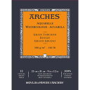 マルマン maruman アルシュ 水彩紙パッド 300g 荒目 23×31mm 1795102 ARCHES 高級水彩紙 水彩 鉛筆 アクリル絵の具 インク ...