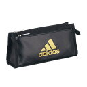 アディダス ペンケース 【5/1(水)-5/6(月)9:59迄！FLASH★COUPON 最大2,000円オフ】三菱鉛筆adidas＜アディダス＞筆入PT－1400　AI04　黒金　PT1400AI04B.25