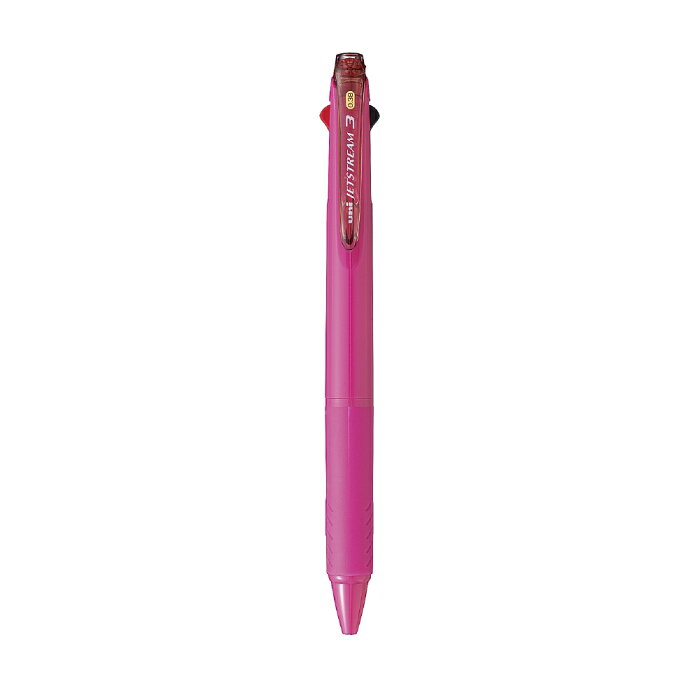三菱鉛筆ジェットストリームボールペン極細0．38mm3色　ローズピンク　SXE340038.66