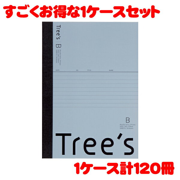 メーカー希望小売価格はメーカーカタログに基づいて掲載していますちょっとお得な10冊セットはこちら⇒すごくお得な1ケースセットはこちら⇒◆主な特長書きやすい 見やすい 分けやすい スタンダードノート！スタイリッシュに装うクールカラー ！◆商品仕様商品名Tree's A5サイズ B罫30枚 ブルーグレーJAN4901470067615品番UTRBA5GR規格A5サイズサイズW148×210×3.5mm罫線B罫　6mm横罫 29行止罫枚数30枚製本無線綴じ素材表紙：白板紙　　中紙：上質紙70g/m2 重量81g日本ノート　にっぽんのーと　キョクトウ　きょくとう　アピカ　あぴか　ノート　のーと