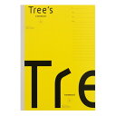日本ノート Tree 039 s B5 プラスメモリ A罫 30枚 イエロー 10冊パック UTRP3A Y×10 罫線 学校 勉強 授業 作図 グラフ 図式 メモ 記録 黄色