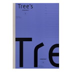 日本ノート Tree's B5 プラスメモリ B罫 30枚 バイオレット 10冊パック UTRP3B V×10 罫線 学校 勉強 授業 作図 グラフ 図式 メモ 記録 紫