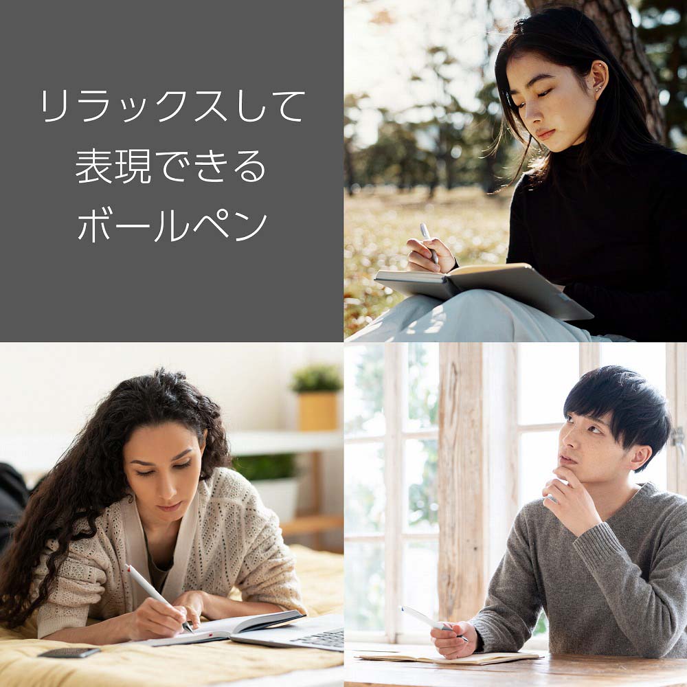 【8月24日20時-27日9時59分までエントリーで全商品ポイント10倍】ぺんてる Pentel 油性ボールペン FLOATUNE フローチューン 0.5mm 赤 XBZN205-B — vista 3