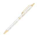 パイロット PILOT 油性ボールペン 0.7mm カヴァリエ ゴールド&ホワイト ギフトケース付き BCAN-3SR-GDW CAVALIER