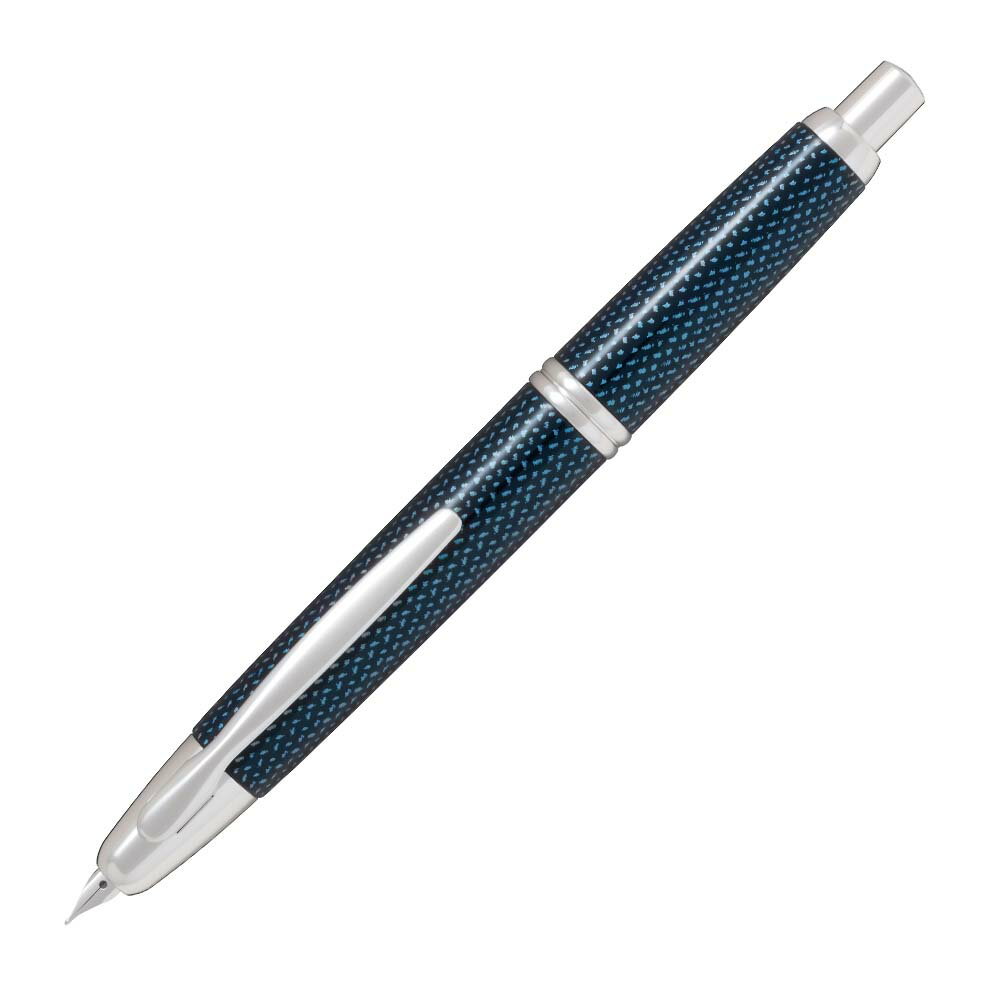 パイロット PILOT 万年筆 キャップレス 絣 カスリブルー 中字 ギフトケース付き FCN-2MR-KL-M Capless