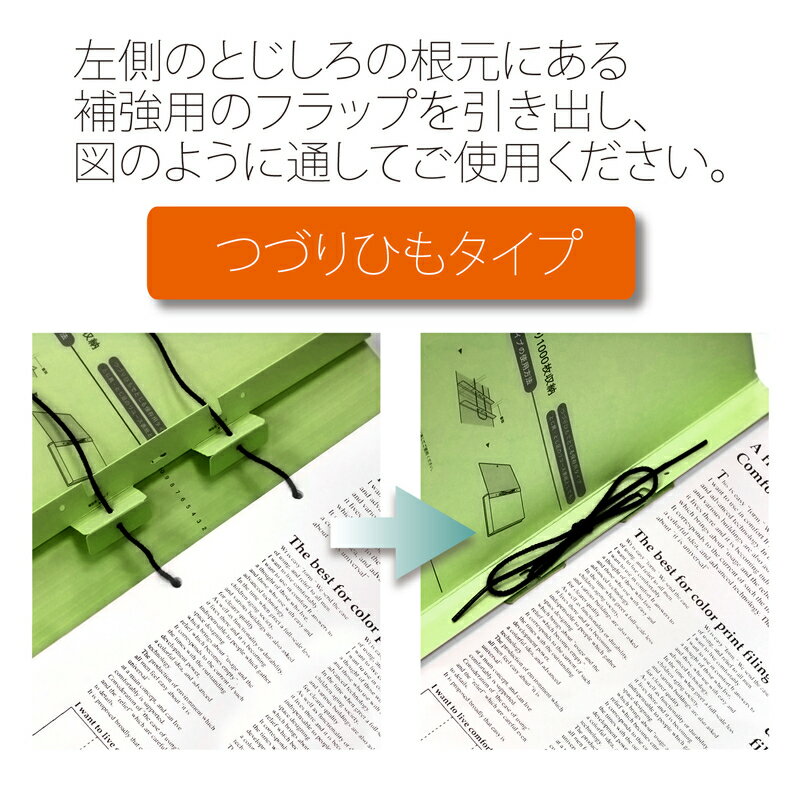 【4月4日20時-10日1時59分までエントリーで2点購入P5倍・3点以上でP10倍】プラス(PLUS)フラットファイル セノバス 替え表紙 つづり紐タイプ A4-S グリーン FL-023SH　89-139